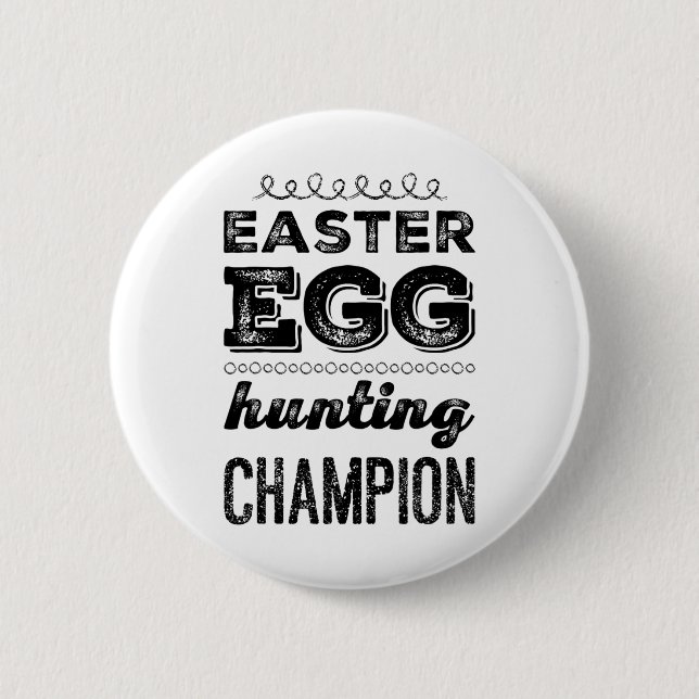 Ostereier-Held Ostereier-Jagd-Champion Ostern Button (Vorderseite)