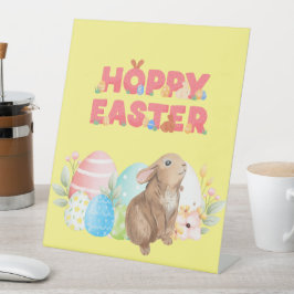 Ostereier Hoppy Ostertag Sockelschild