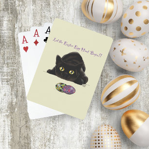 Ostereier Hunt Cat Funny Spielkarten