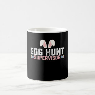 Ostereier-Jagd-Aufseher Lustiger Osterhase Kaninch Kaffeetasse