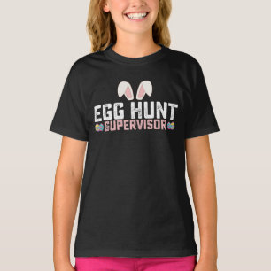 Ostereier-Jagd-Aufseher Lustiger Osterhase Kaninch T-Shirt