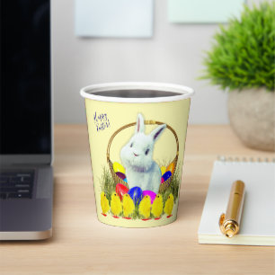 Ostereier Jagd Bunny Chicks Pappbecher