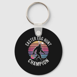 Ostereier Jagd Champion Funny Bigfoot Bunny Egg Schlüsselanhänger