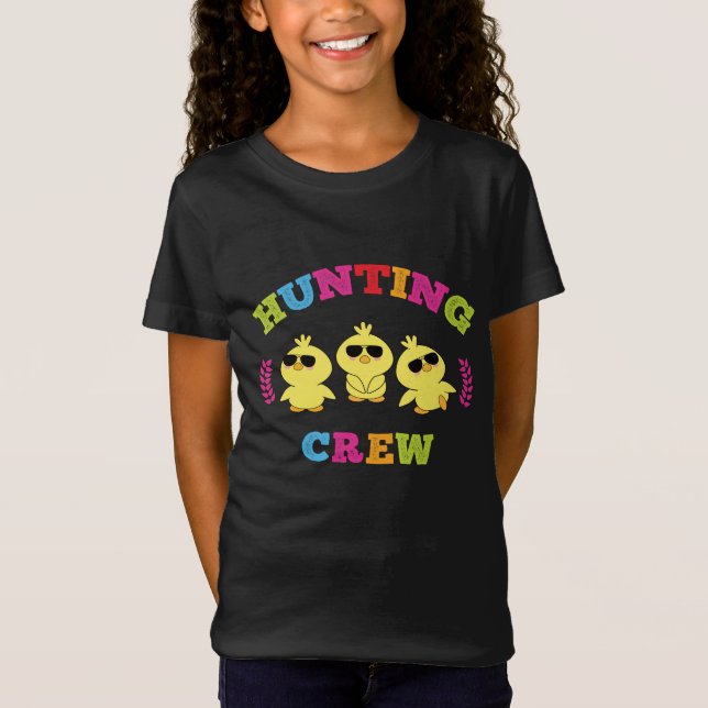 Ostereier Jagd Crew T - Shirt (Vorderseite)
