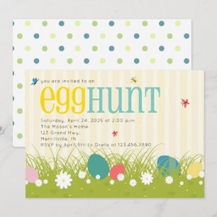 Ostereier-Jagd-Party Einladung