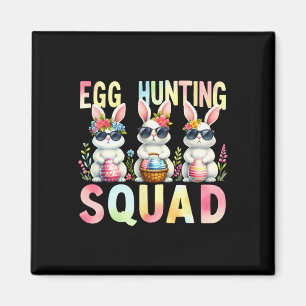 Ostereier Jagd Squad Ostertag Hase Eierjagd Glückl Magnet