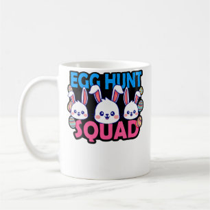 Ostereier-Jagd-Trupp Hase Ostern-Trupp Familie pas Kaffeetasse