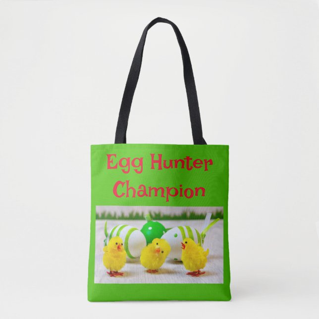 Ostereier-Jäger-Champion grün Tasche (Vorderseite)
