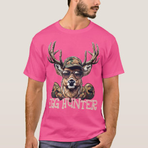 Ostereier-Jäger Reh Bock Tarnkappe Reh-Jagd Ostern T-Shirt