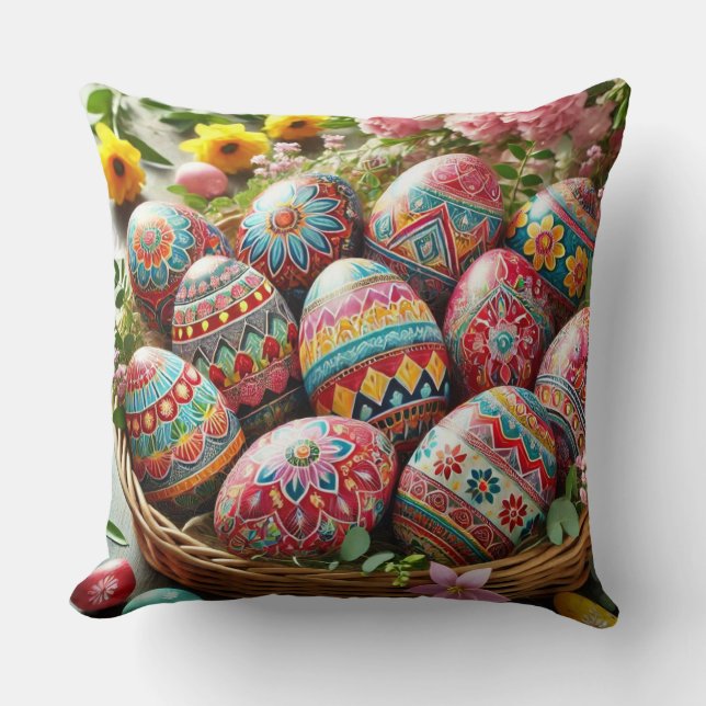 Ostereier Kissen (Vorderseite)