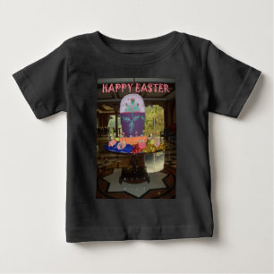 Ostereier-Kunst-Druck verziert Baby T-shirt