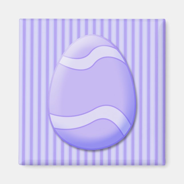 Ostereier (Lila) Magnet (Vorne)