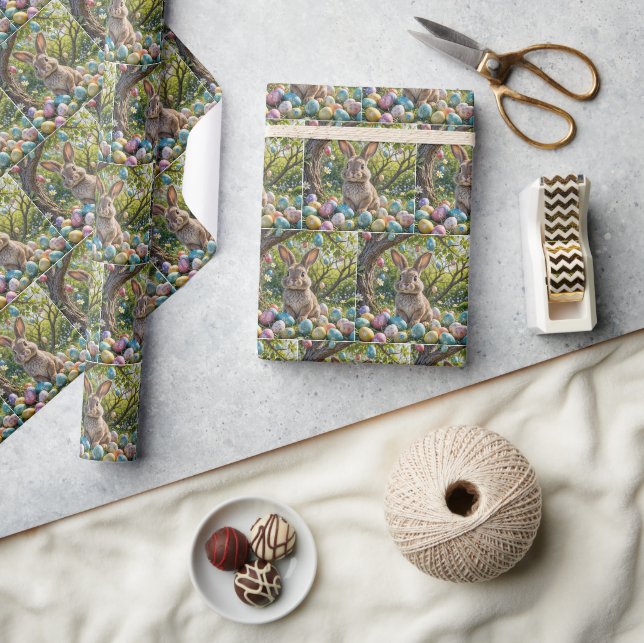Ostereier mit sonniger Haut Geschenkpapier (Kunsthandwerk)