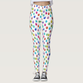Ostereier Muster Leggings