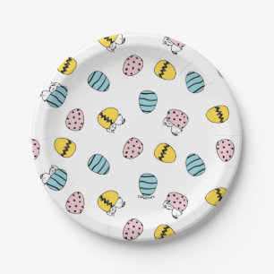 Ostereier-Muster Pappteller