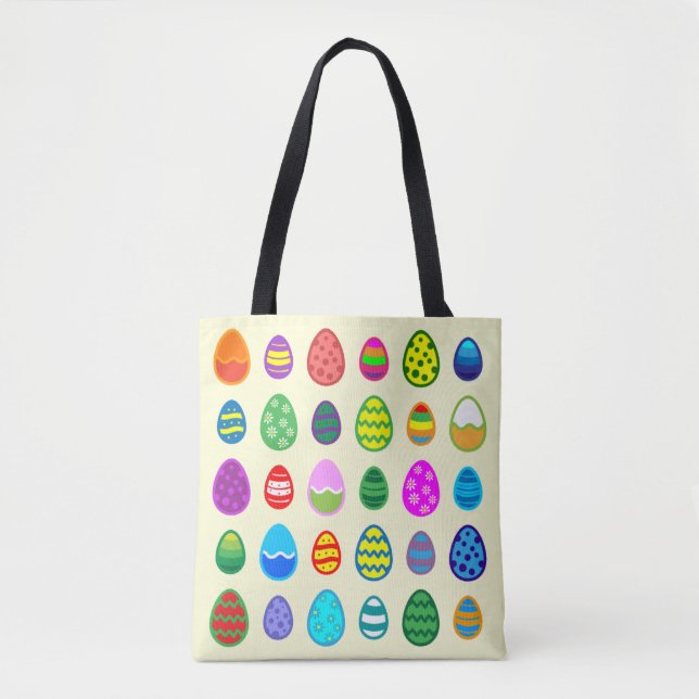 Ostereier Muster Tasche (Vorderseite)
