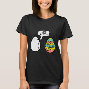 Ostereier Nizza Tattoos Witzige Jagd Männer Frauen T-Shirt