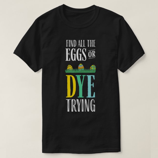 Ostereier oder Färbereier, die Eier für Osterjunge T-Shirt (Design vorne)