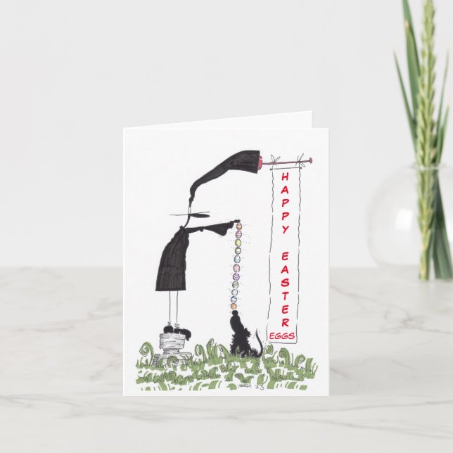 Ostereier Osterkarte Karte (Vorderseite)