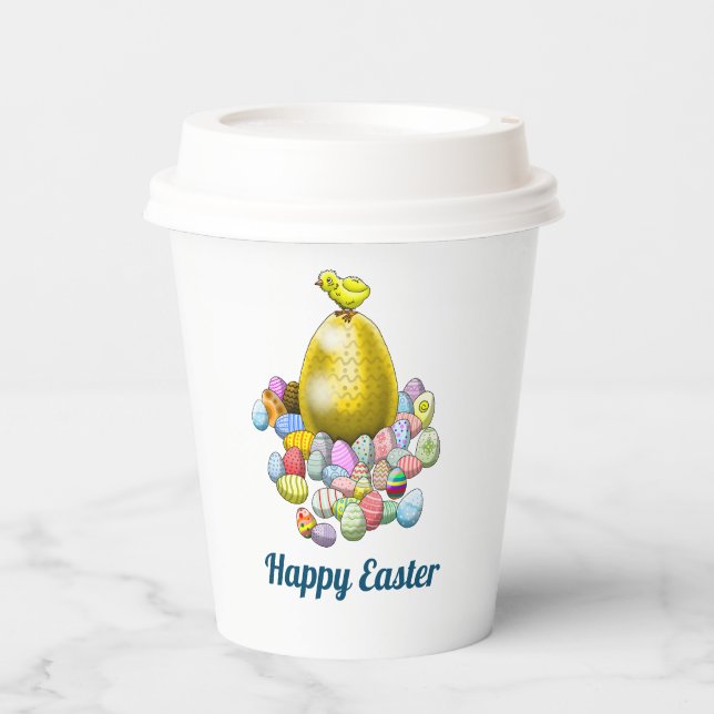 Ostereier Pappbecher (Vorderseite)