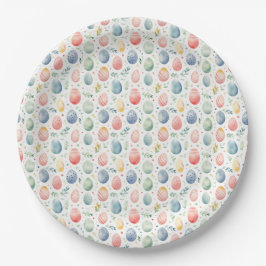 Ostereier Pastel Serenade Pappteller