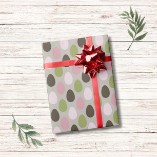 Ostereier Retrofarbenmuster Geschenkpapier