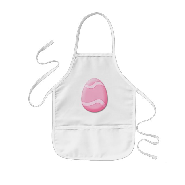 Ostereier (rosa) Kinder Schürze (Vorne)