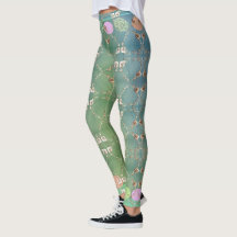 Ostereier Rose Grau Leggings