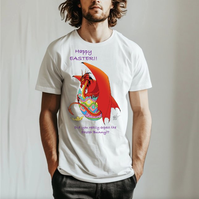 Ostereier Roter Drache T-Shirt (Von Creator hochgeladen)