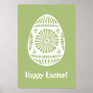 Ostereier-Sondertexposter Poster
