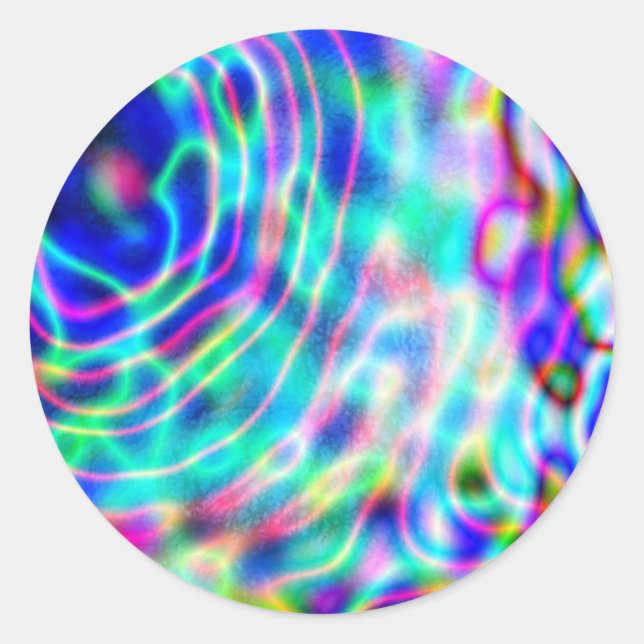 Ostereier-Sticker Runder Aufkleber (Vorderseite)