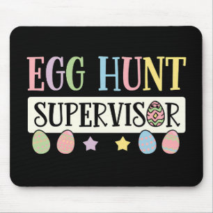 Ostereier-Such-Aufseher Lustige Familie Ostern Mousepad