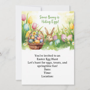 Ostereier-Such-Einladung – Frühlings-Osterparty Einladung