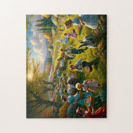 Ostereier-Suche Frühlings-Picknick Familien-Spaß