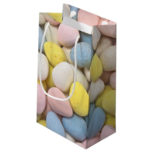 Ostereier-Süßwarensammlung Kleine Geschenktüte (Rückseite Schrägansicht)