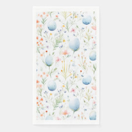 Ostereier und Blume | Botanisch | Osterfest Serviette