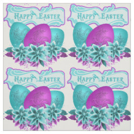 Ostereier und Blume zu Ostern 4,5" Stoff