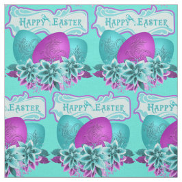 Ostereier und Blume zu Ostern 4,5" Stoff