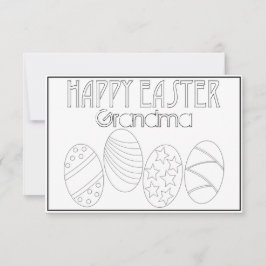 Ostereier und -briefe "Happy Oaster" Färben Karte