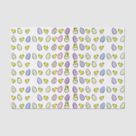 Ostereier und Küken-Seidenpapier Seidenpapier
