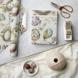 Ostereier Vintag nostalgisches Muster Nr. 19 Geschenkpapier