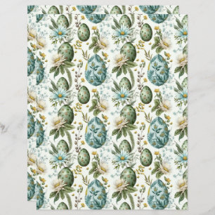 Ostereier Vintag nostalgisches Muster Nr. 2