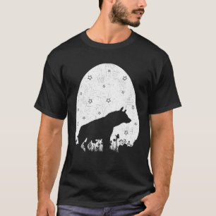 Ostereier Vintag Retro Stil Funny Hyena Ostern T-Shirt