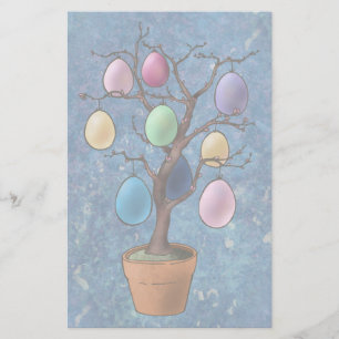 Ostereierbaum Briefpapier