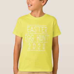 Ostereierjagd 2020 Gewittereier Typografie T-Shirt