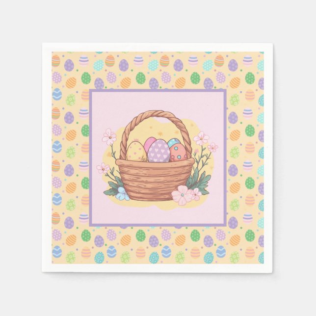 Ostereierpapier Napkin Serviette (Vorderseite)