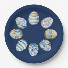 Ostereierplatte Pappteller