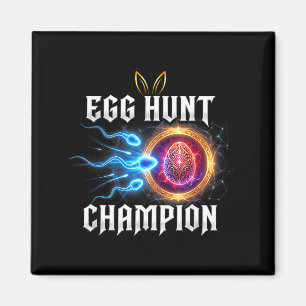 Ostereiersuche-Champion lustiger Vater Ostern Schw Magnet