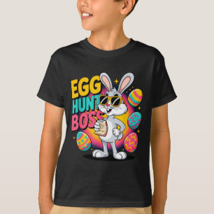 Ostereiersuche lustiger Hase Retro-Chef  T-Shirt