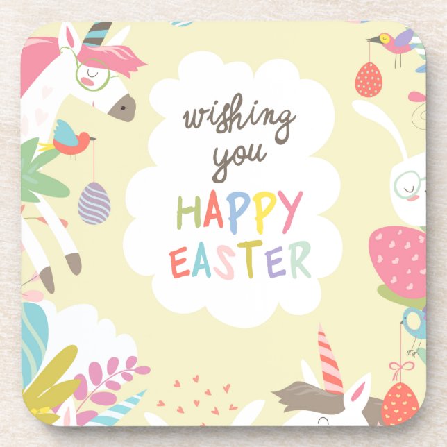 Ostereinhorn Untersetzer (Vorderseite)